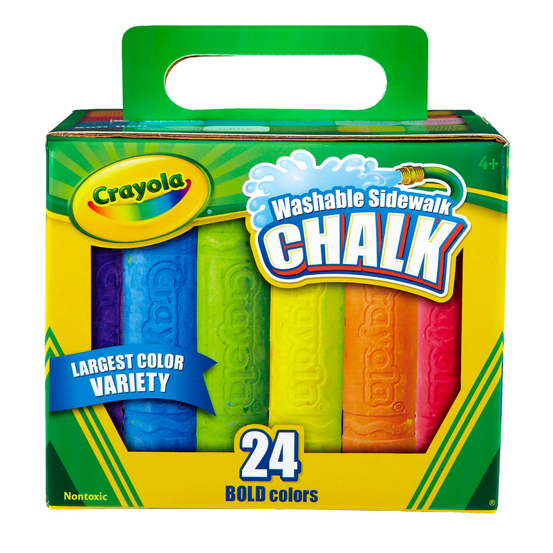 Crayola Washable Sidewalk Chalk 24 Ct
