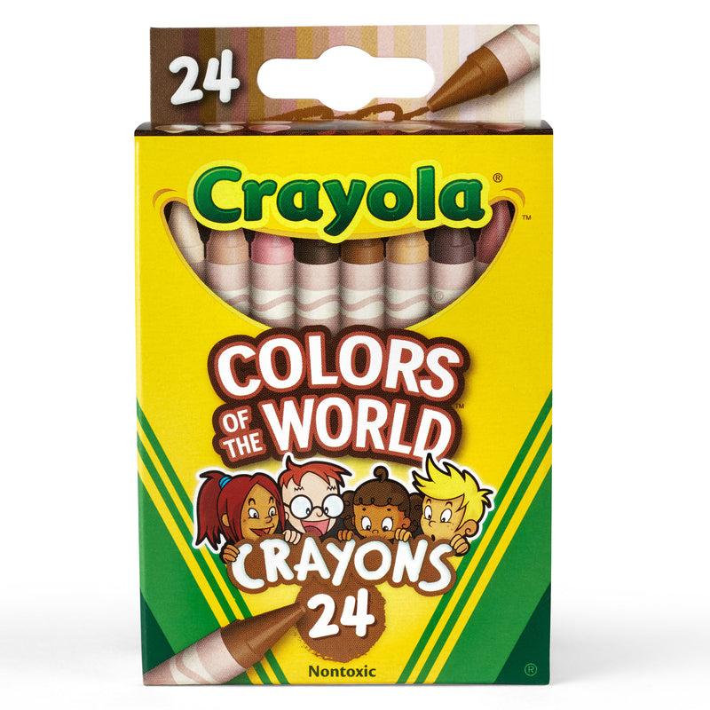 Colors Of The World Crayons 24pk