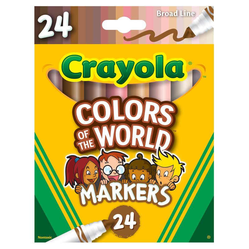 Colors Of The World Markers 24pk