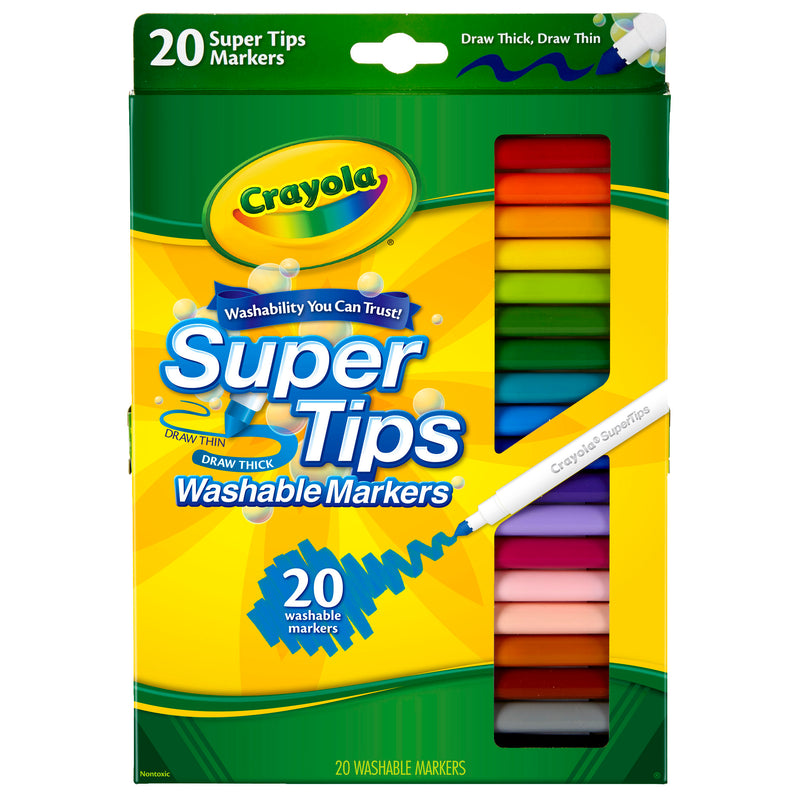 Washable Markers 20ct Super Tips