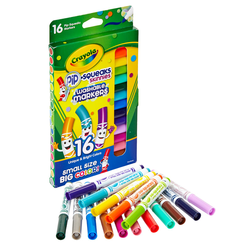 16 Ct Pip Squeaks Skinnies Markers
