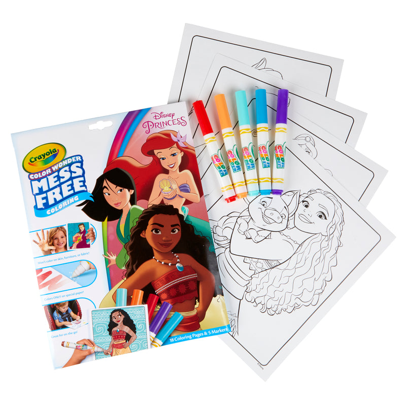 Coloring Pad & Markers Princess Color Wonder
