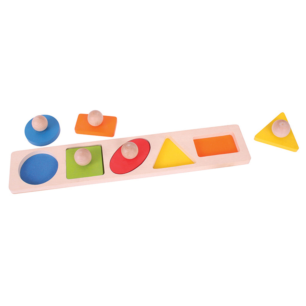 Matching Board Puzzle Shapes