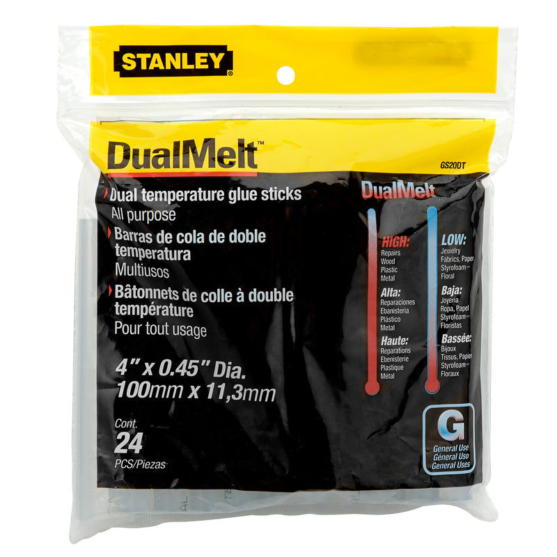 Dual Temperature Glue Sticks, 7-16 in x 4 in, Pack of 24