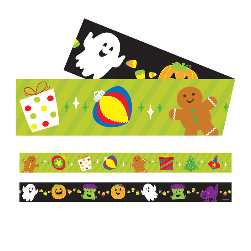 Halloween-holiday Straight Borders Two Sided