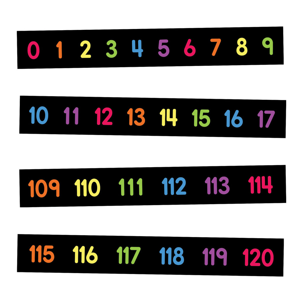 Numbers 0-120 Mini Bb Set