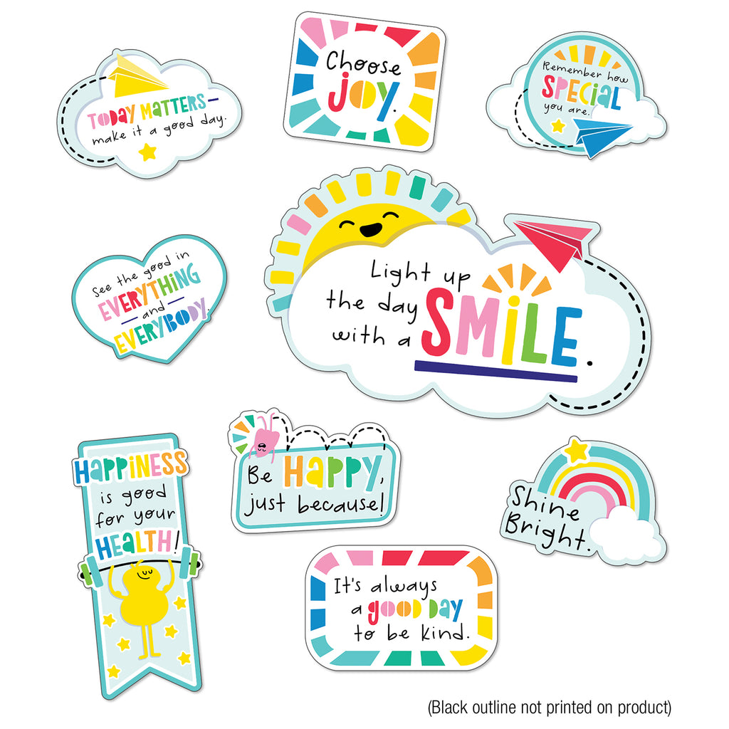 Happy Place Motivational Mini Bulletin Board Set