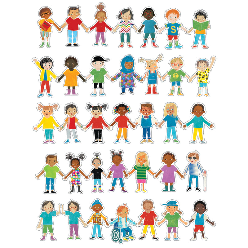 All Are Welcome Kids Cut Outs