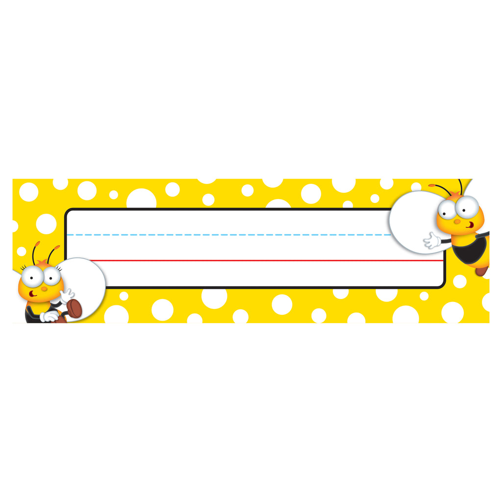 Buzz-worthy Bees Nameplates