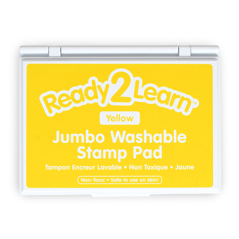 Jumbo Washable Stamp Pad - Yellow - 6.2"L x 4.1"W - Pack of 2