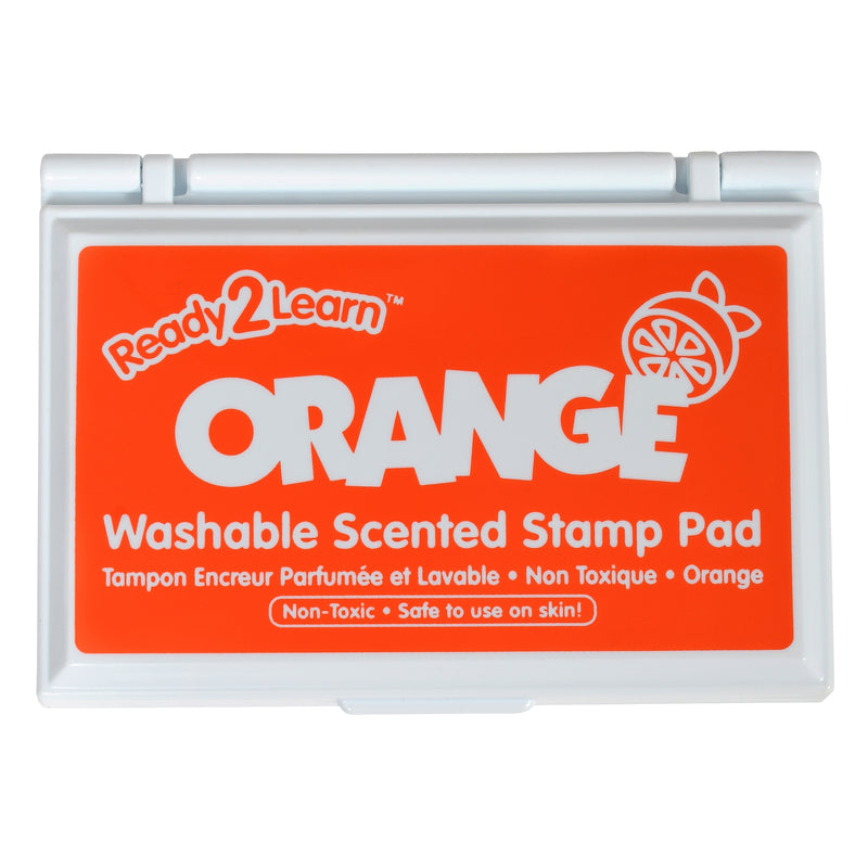 Washable Stamp Pad, Orange Scented, Orange