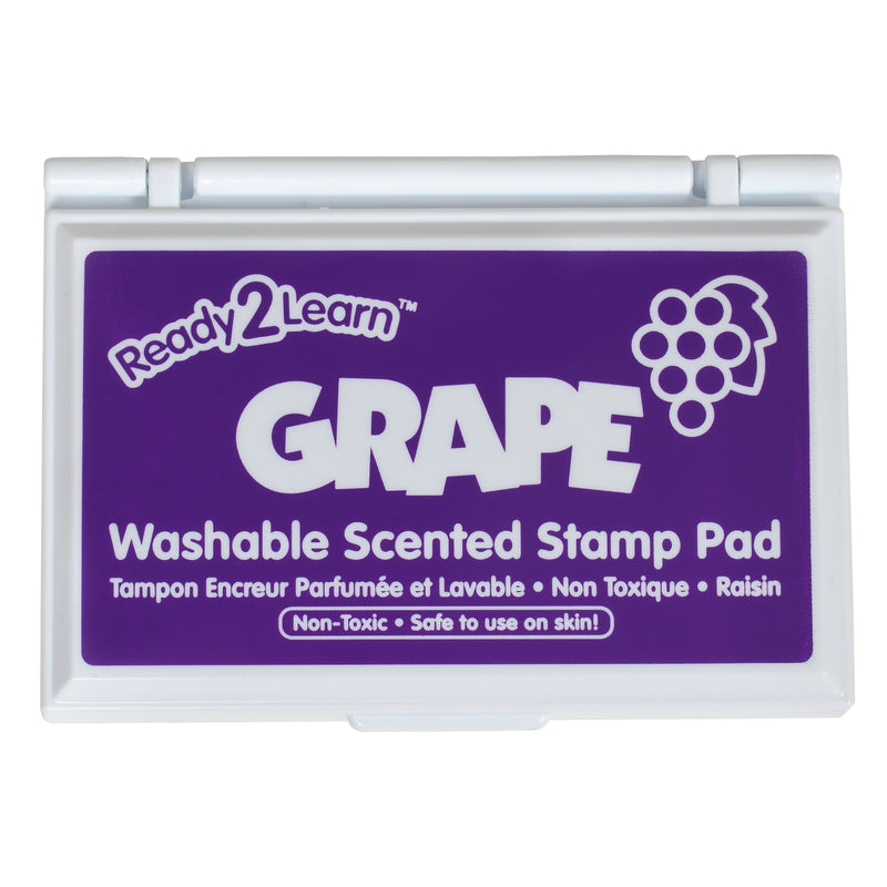 Washable Stamp Pad, Grape Scented, Purple
