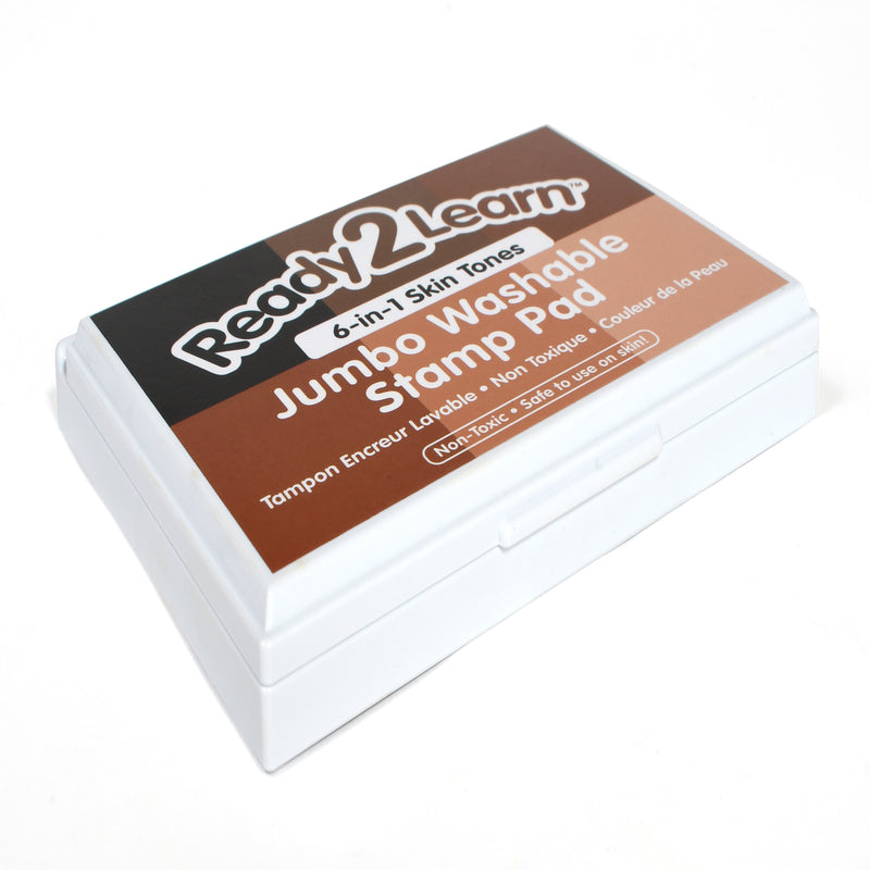 Jumbo Washable Stamp Pad - 6-in-1 - Skin Tones