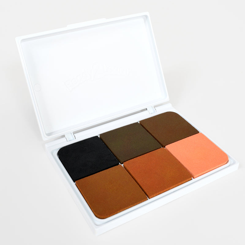 Jumbo Washable Stamp Pad - 6-in-1 - Skin Tones