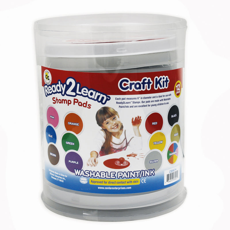 Jumbo Circular Washable Pads Craft Kit