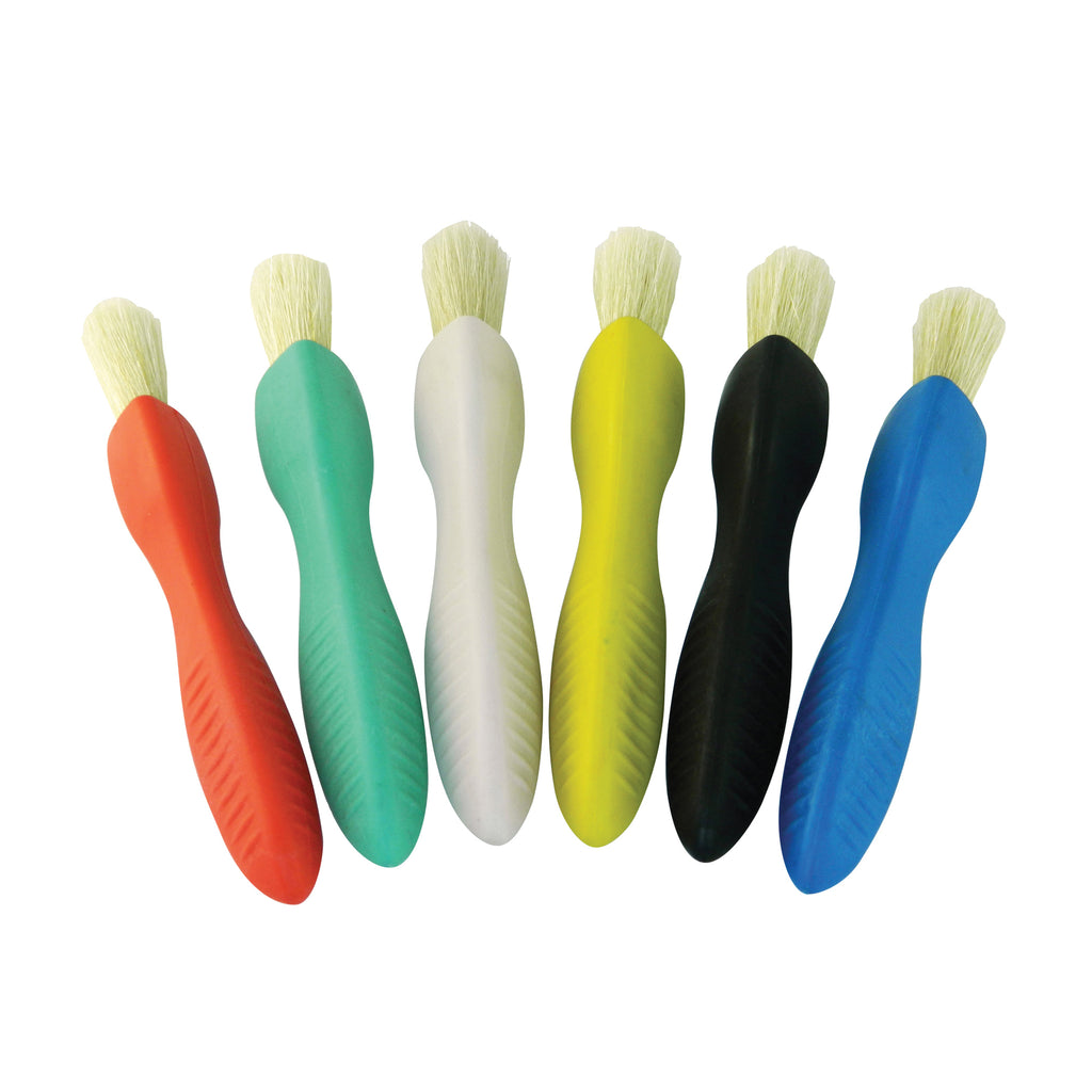 Ready2learn Easy Grip Paint Brushes Six No18 Brushes In 6 Colors