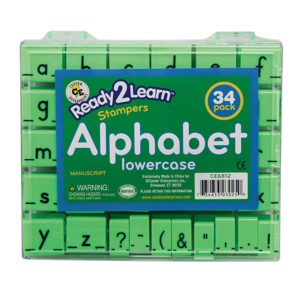 Manuscript Alphabet Stamp Set 1 Lowercase