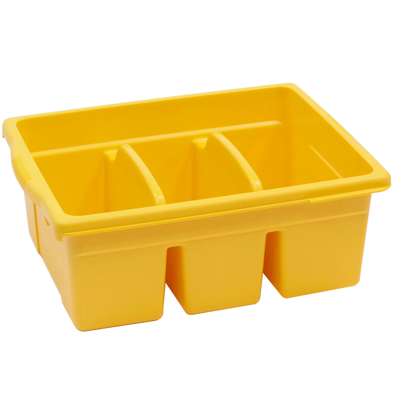 Leveled Reading Yellow Large Divided Book Tub
