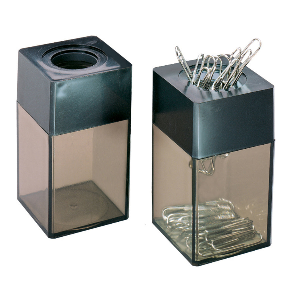 Paper Clip Dispenser With Magnetic Top Transparent