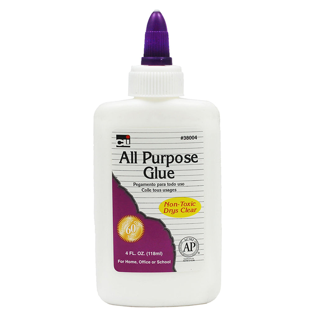 (24 Ea) Charles Leonard 4oz All Purpose Glue