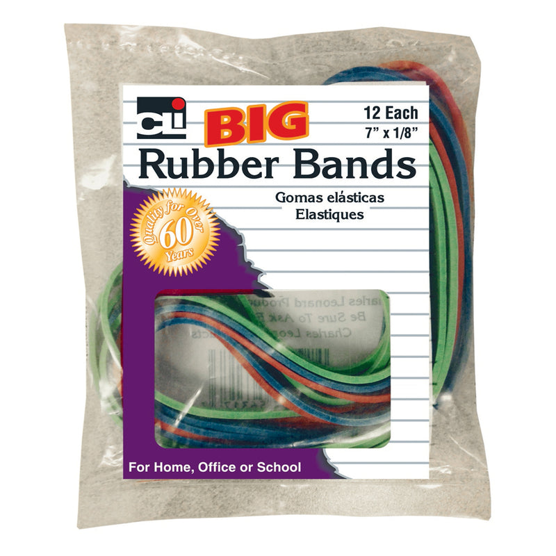 Big Rubber Bands 7x1-8in 12pk