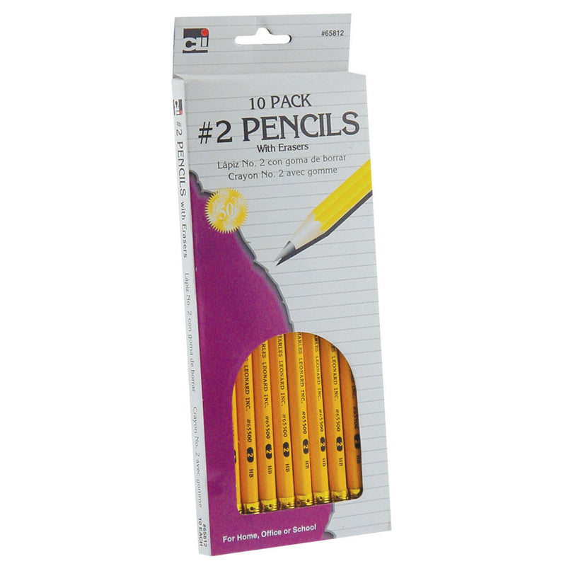 Yellow Number 2 Pencil 10-bx