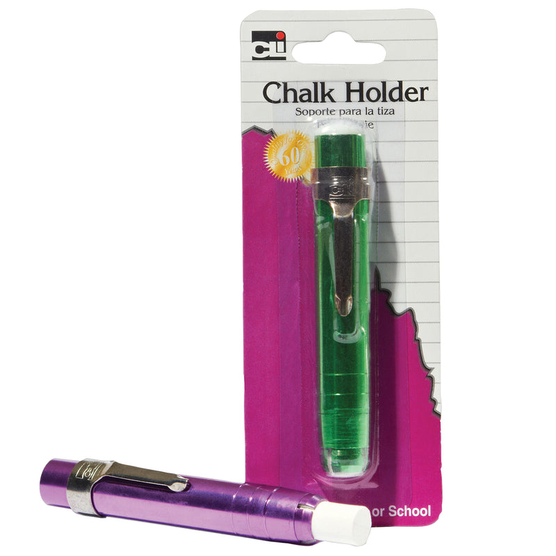 Chalk Holder Aluminum Assorted Colors