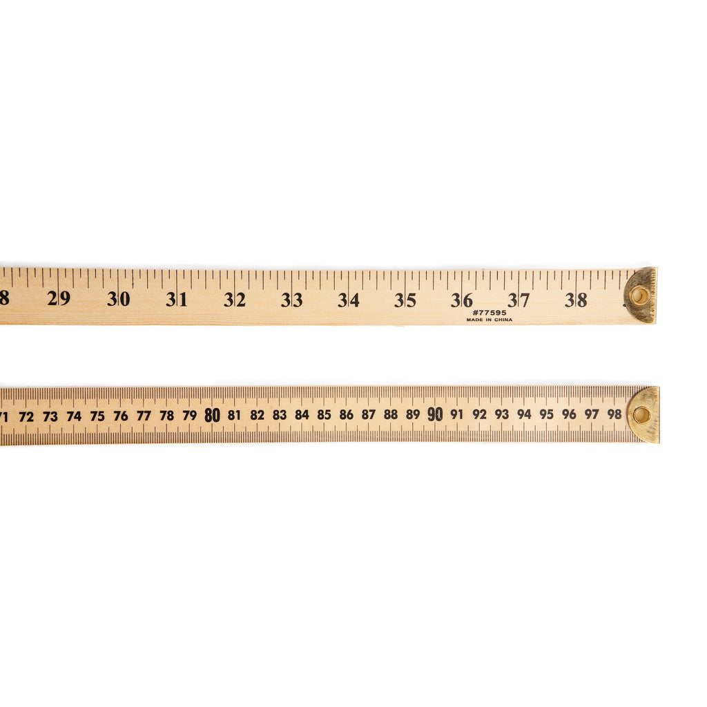 Ruler Meter Stick W-metal End