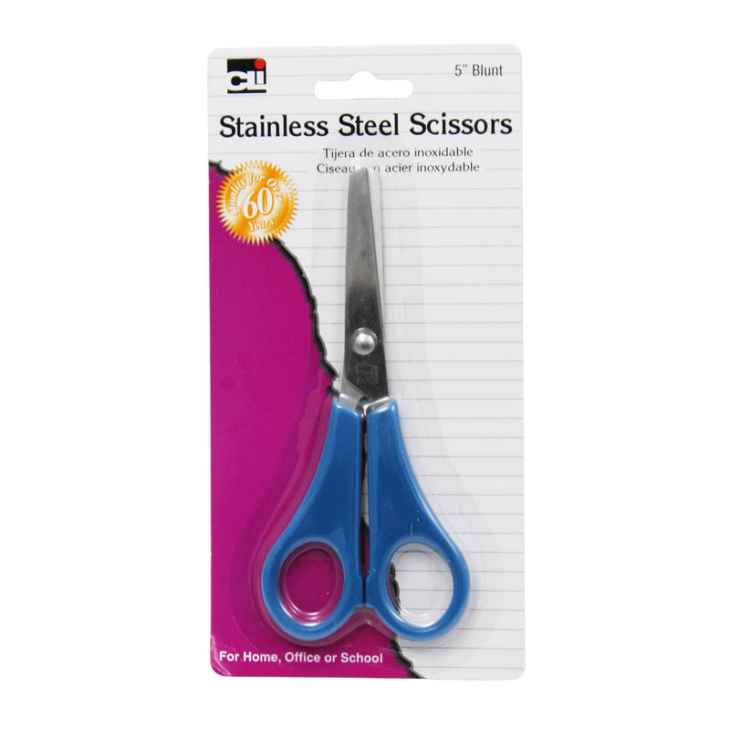 Scissors Student 5in Blunt Asst Colors
