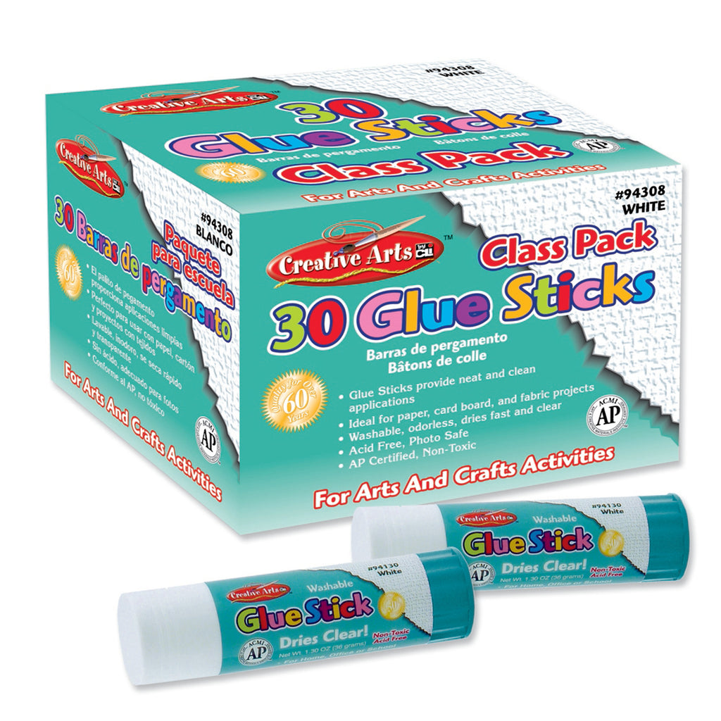 Economy Glue Classpack .28 Oz 30ct Clear