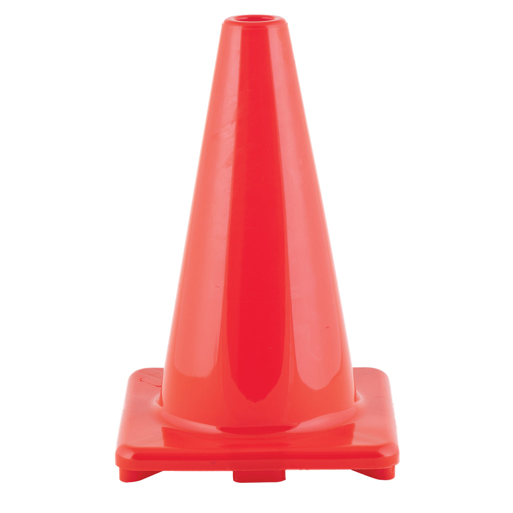 Flexible Vinyl Cone 12in Orange Weighted