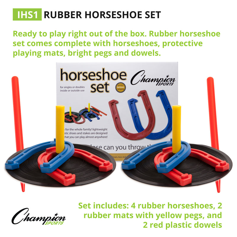 Indoor Outdoor Horseshoe Set