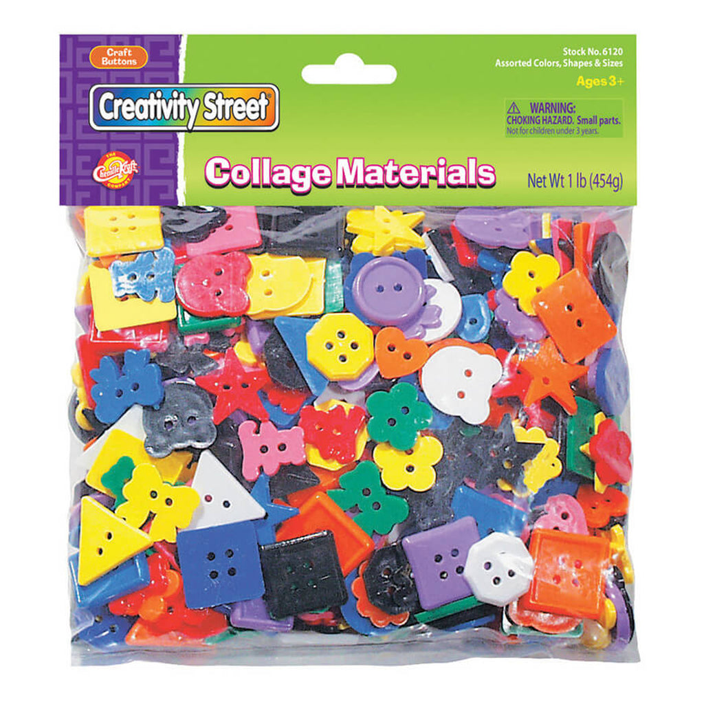 Buttons 1lb Bag Asst Colors & Sizes