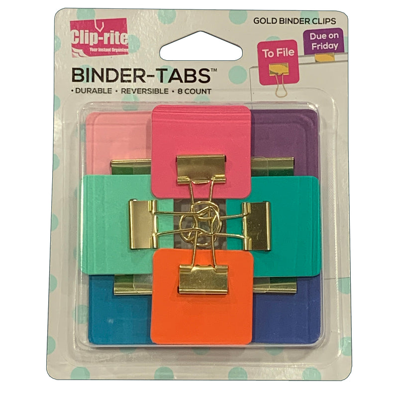 Binder Tabs Asstd Gold