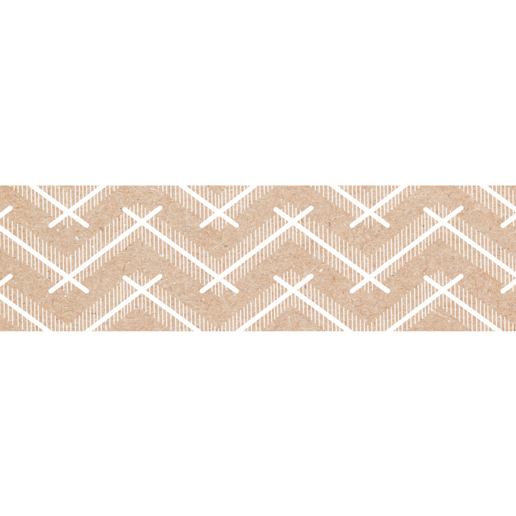 Krafty Pop Kraft Chevron EZ Border, 48 Feet