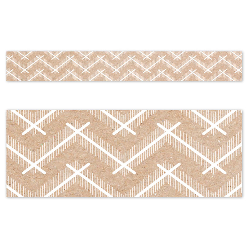 Krafty Pop Kraft Chevron EZ Border, 48 Feet
