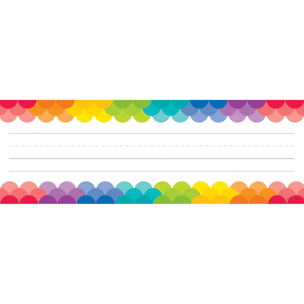 Rainbow Scallops Name Plates
