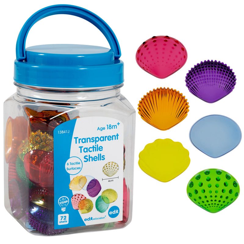 Tactile Shells Transparent 72st Mini Jar