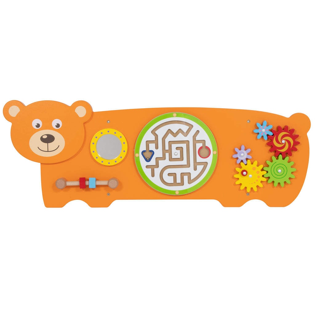 Three Activity Wall Panel Bear