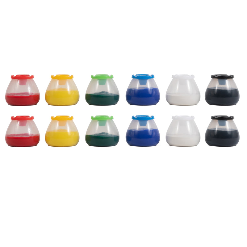 (2 St) No Spill No Tip Paint Pots Set Of 6