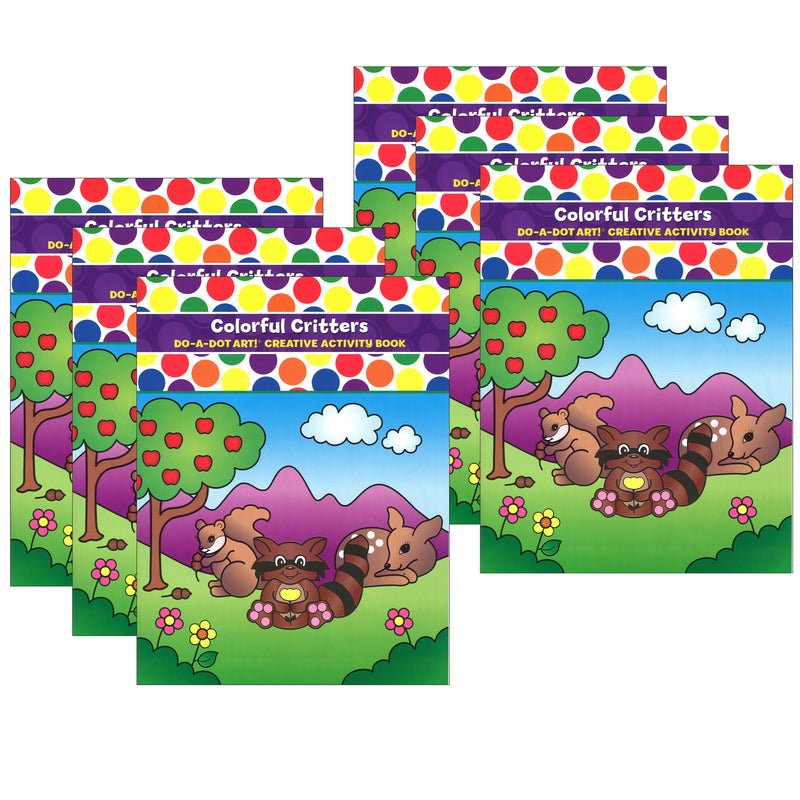 (6 Ea) Colorful Critters Activity Book