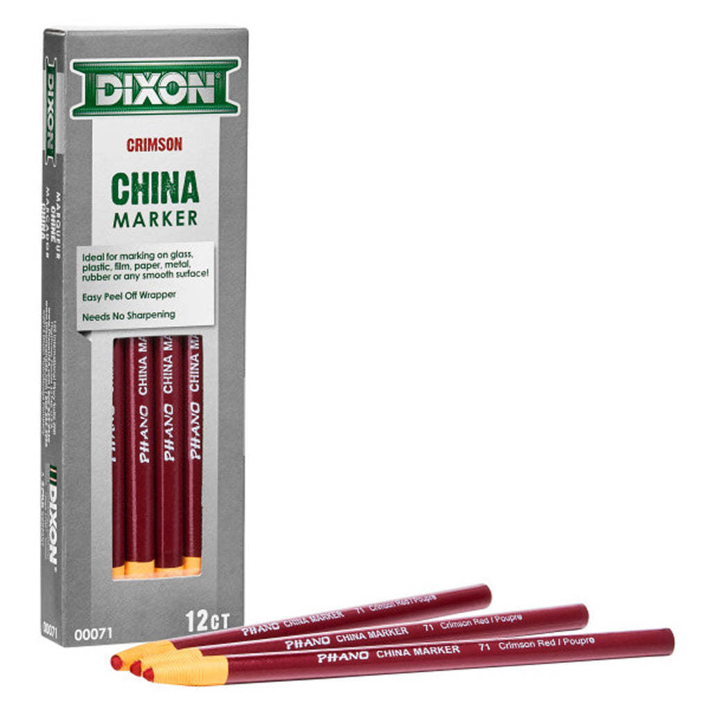 China Markers Crimson Red 12pk