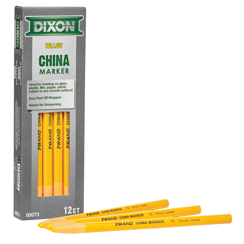 Phano China Markers Yellow 12pk