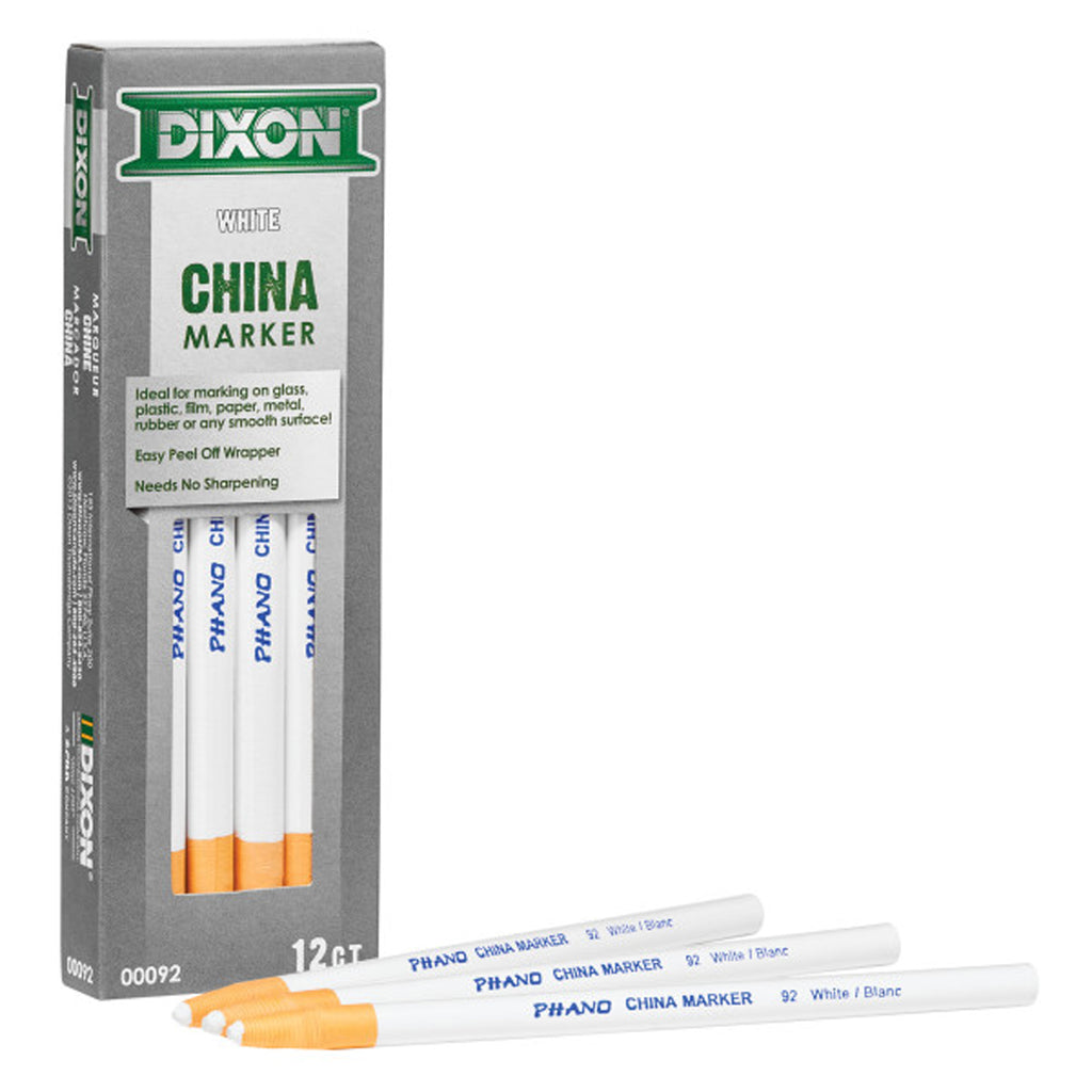Phano China Markers White 12pk