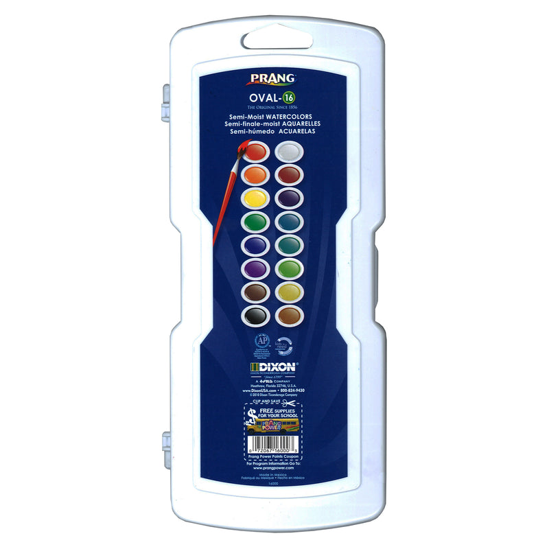 Prang Oval 16 Water Colors