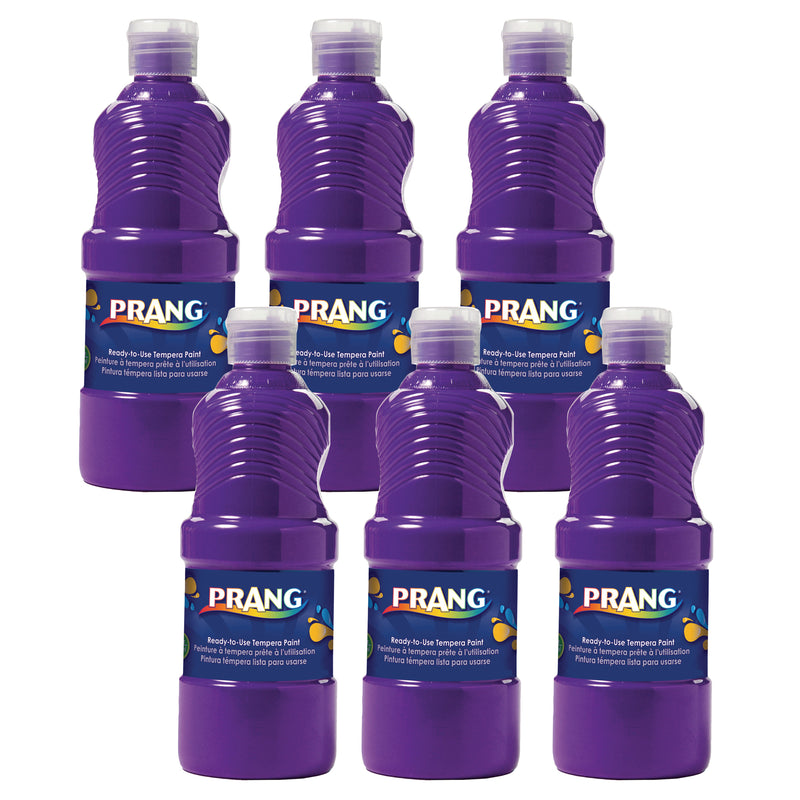 (6 Ea) Ready To Use Tempera 16oz Violet