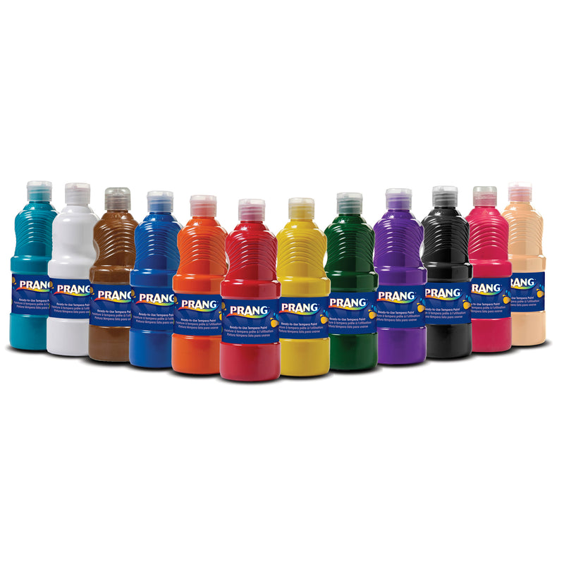 Prang Tempera Paint 12-set 16oz Bottles