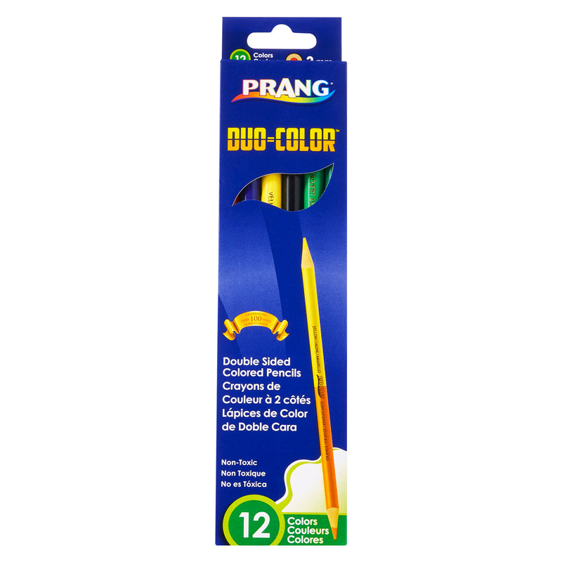 Prang Duo Color Pencils 12 Color St