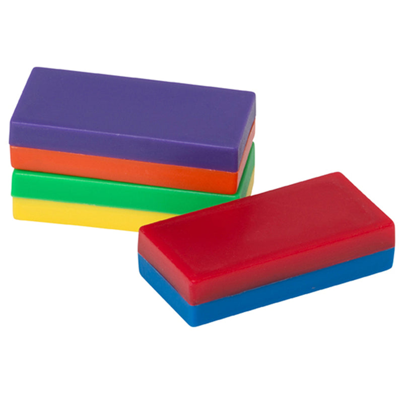 (2 Ea) Plastic Encased Block Magnet 12 Per Pk