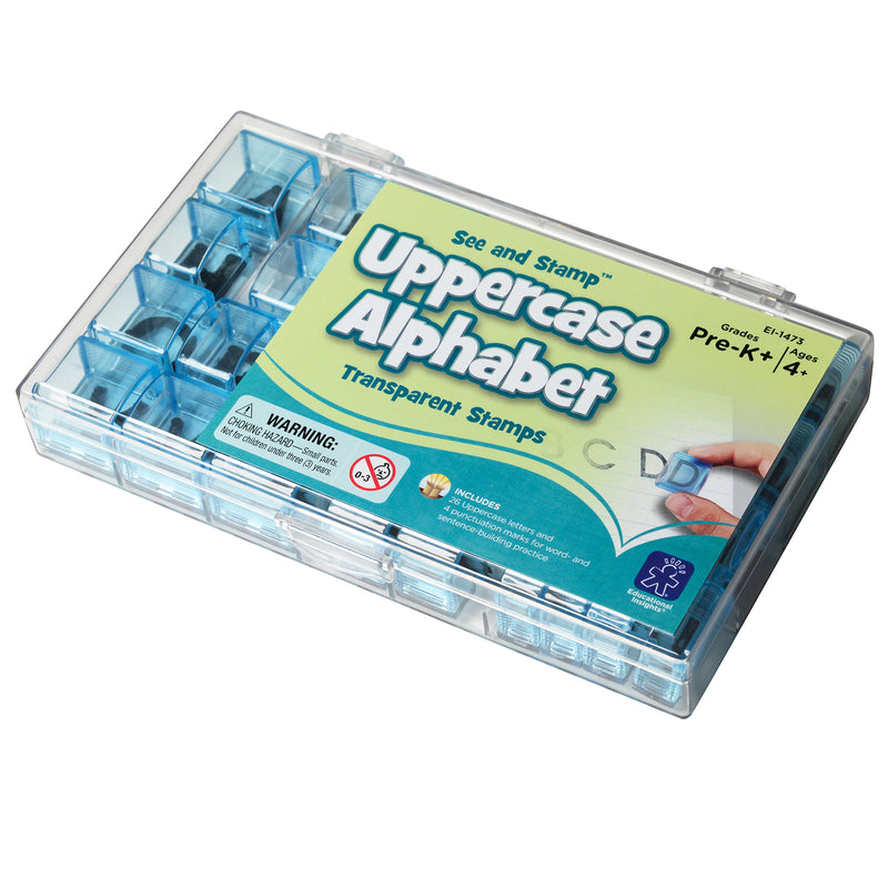 See & Stamp Uppercase Letters